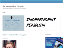 Tablet Screenshot of independentpenguin.com